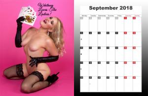 xsiteability.com - Miss Whitney Morgan September 2018 Desktop Calendar thumbnail